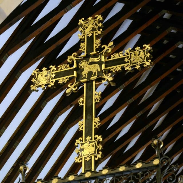 church-screen-cross